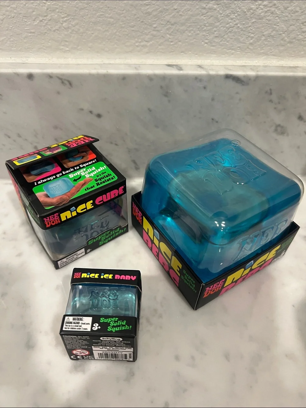 NeeDoh Bundle - NiceBerg, Nice Cube, Nice Ice Baby